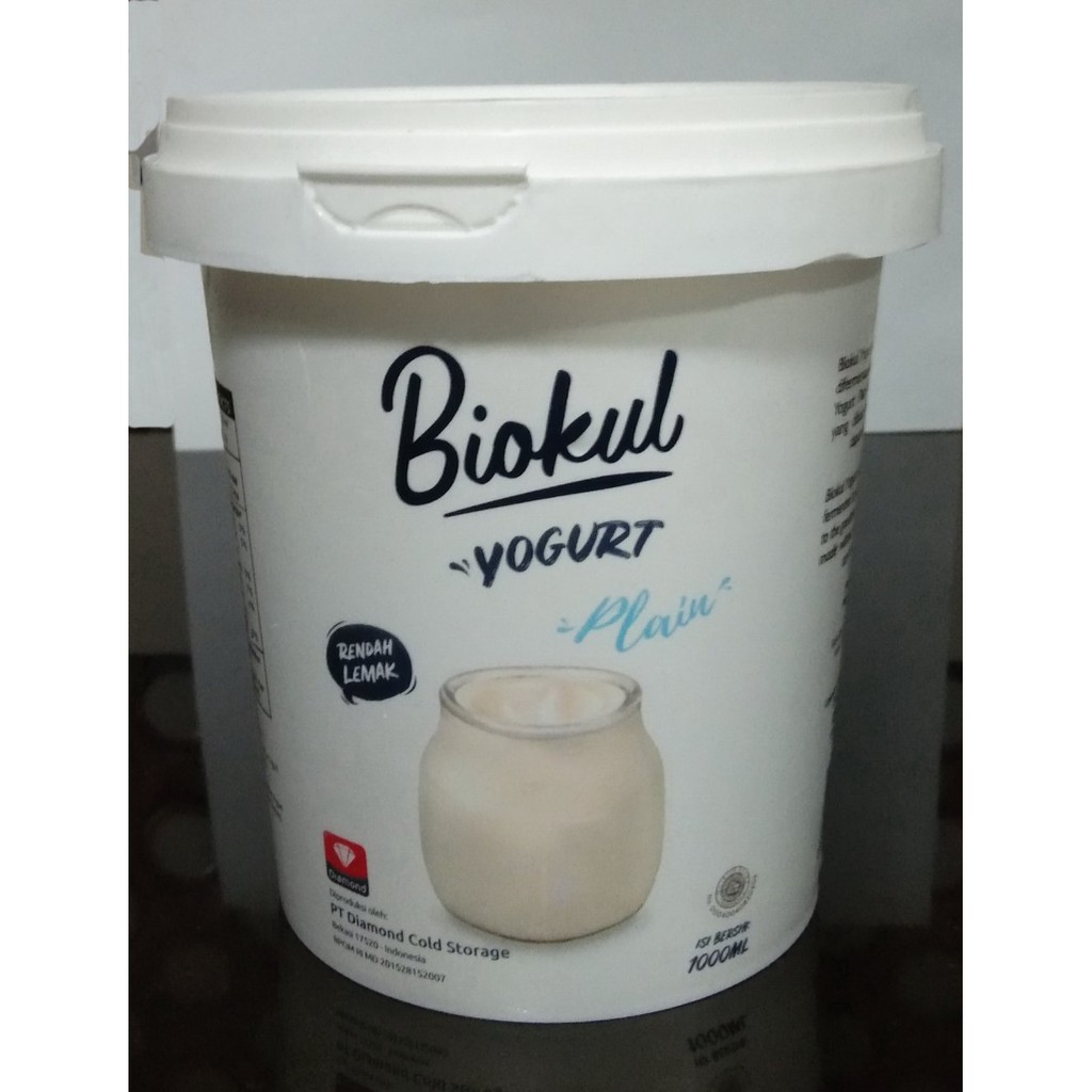 Jual yoghurt biokul plain yogurt 1kg 1000 ml Indonesia