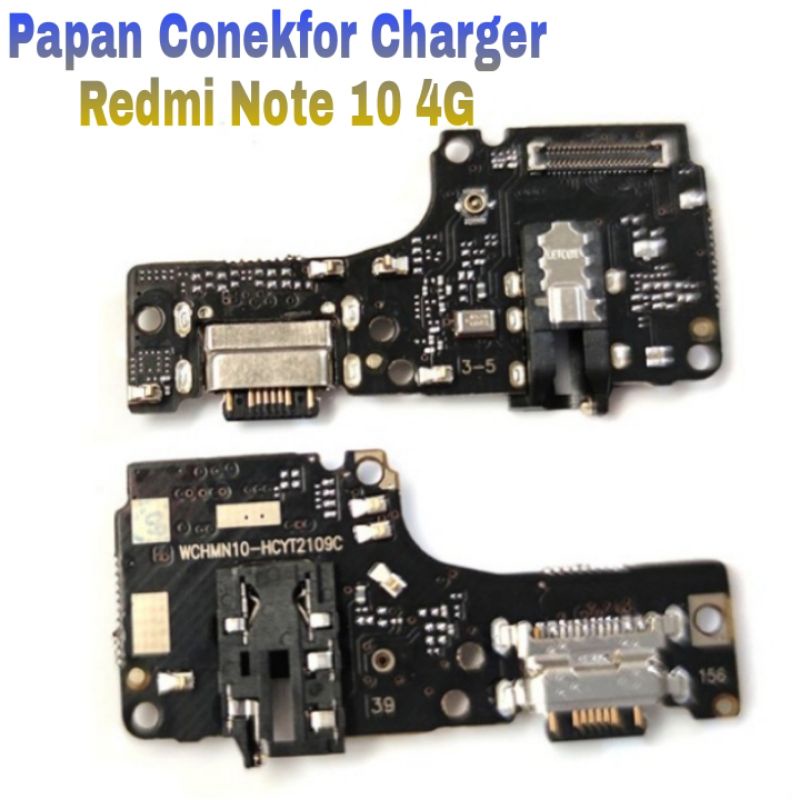Papan Charger Redmi Note 10 4G - 10s ORIGINAL + Con Tc + Con Hf + Mic ⭐⭐⭐⭐⭐ Board Conektor Xiaomi OR