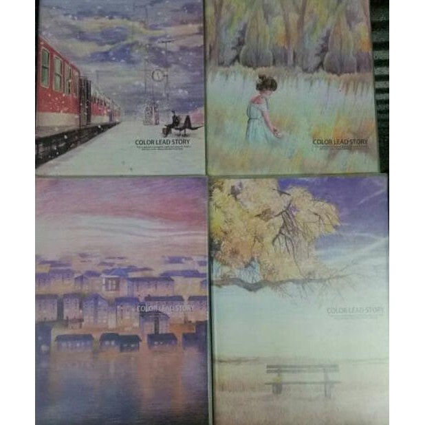 

NOTEBOOK PAINTING SEASON/BUKU CATATAN/BUKU TULIS IMPORT BAGUS DISKON