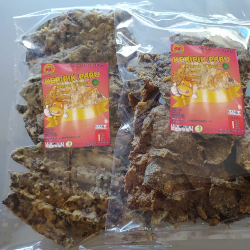 

KERIPIK PARU SUPER JUMBO 200GR 100gr PARU SAPI GORENG ASLI ENAK GURIH RENYAH LEBAR-LEBAR asli original cemilan ndeso