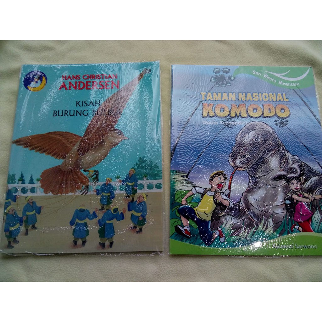 Paket Buku Kisah Burung Bulbul + Taman Nasional Komodo