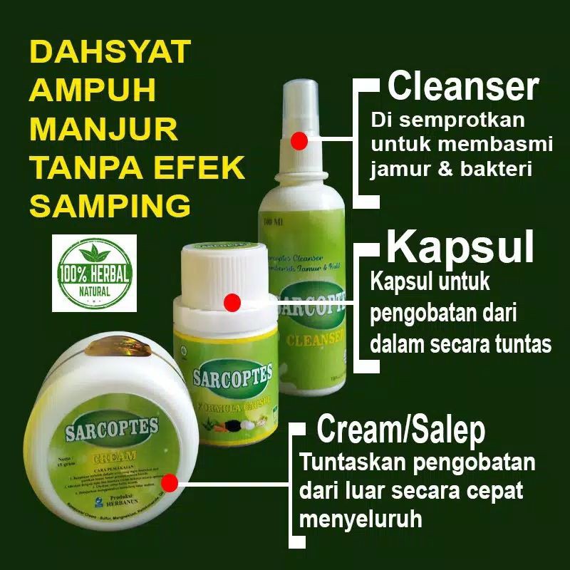 Obat Gatal Selangkangan, eksim menahun, kudis ampuh [COD]