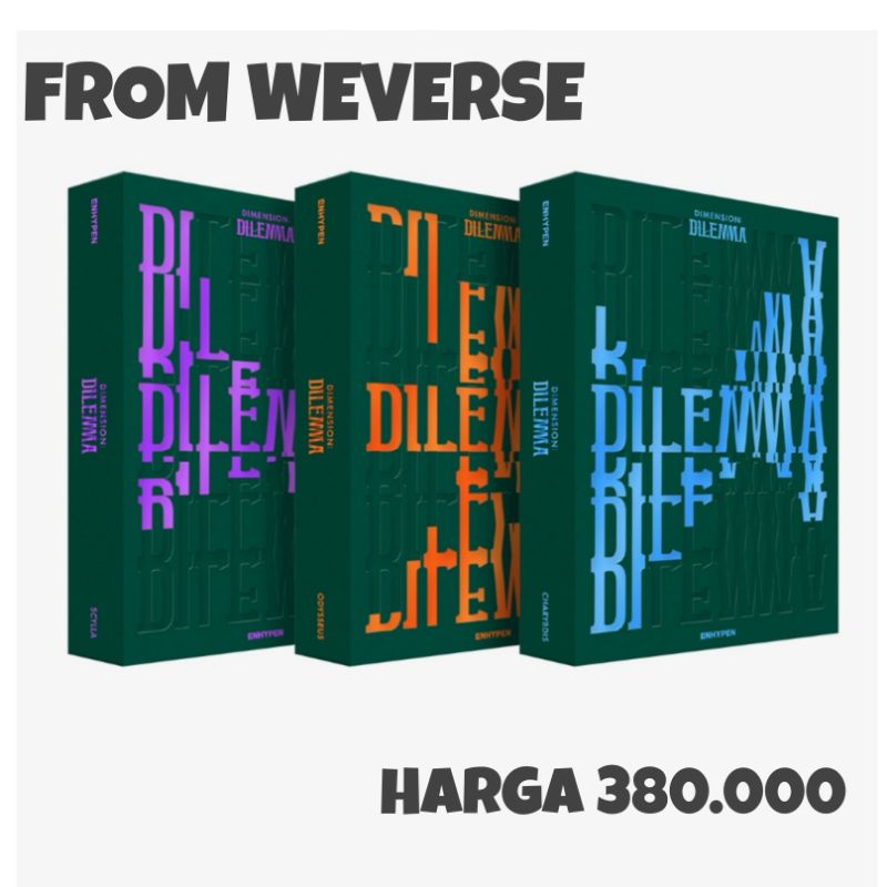 [EARLY PO] ENHYPEN ENHYPEN - Album Vol.1 [DIMENSION : DILEMMA] SET