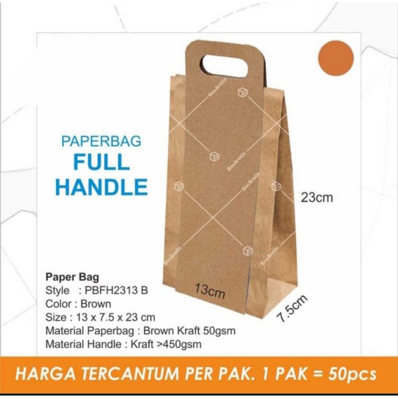 

paperbag roti, burger, sandwich, kentang, cookies, dll paperbag eco friendly full handle