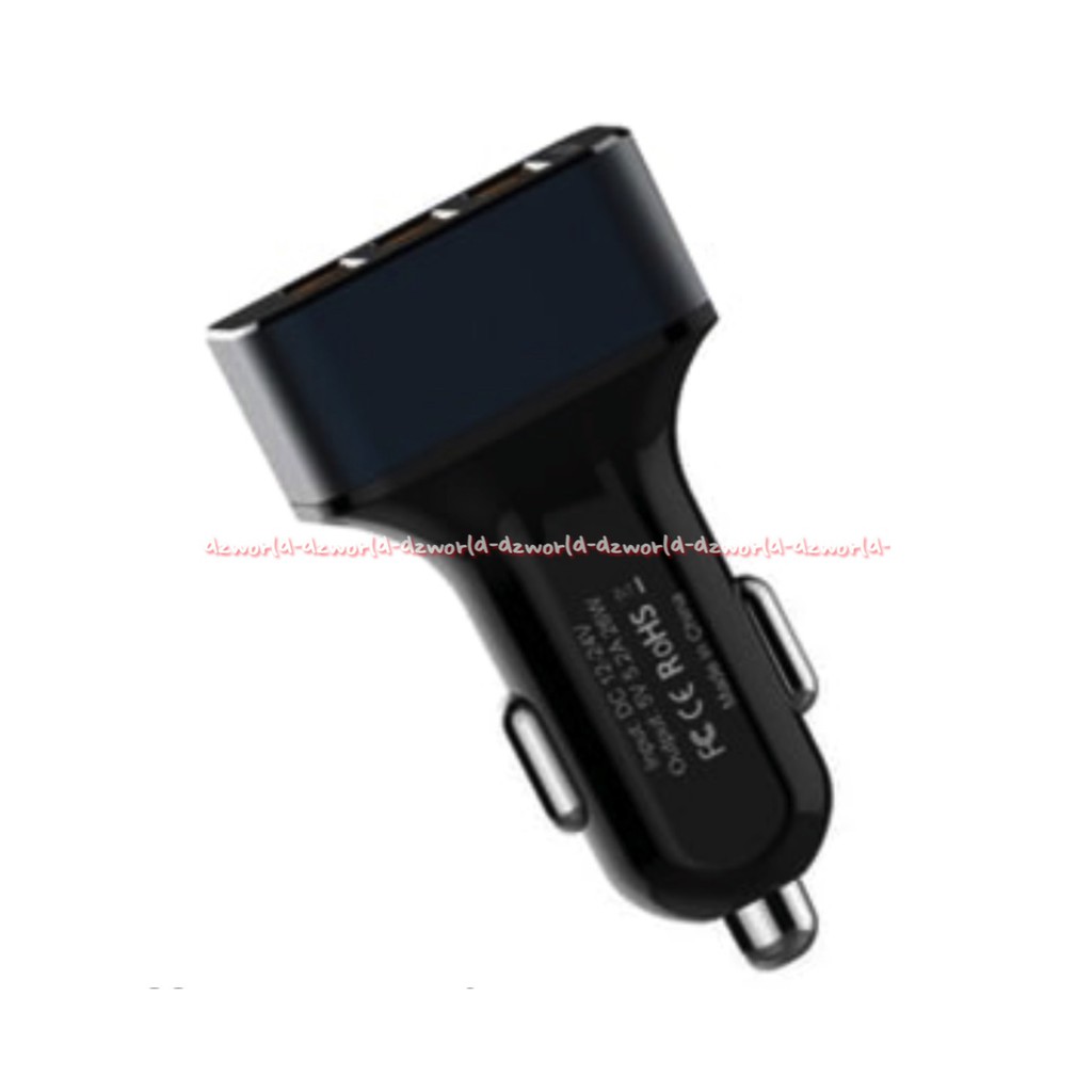 Mcdodo Charger Smartphone Mobile Triple USB Colokan 3 lubang Charger Soket 3 usb Untuk Colokan Mobil Mc Dodo Charger Mobil