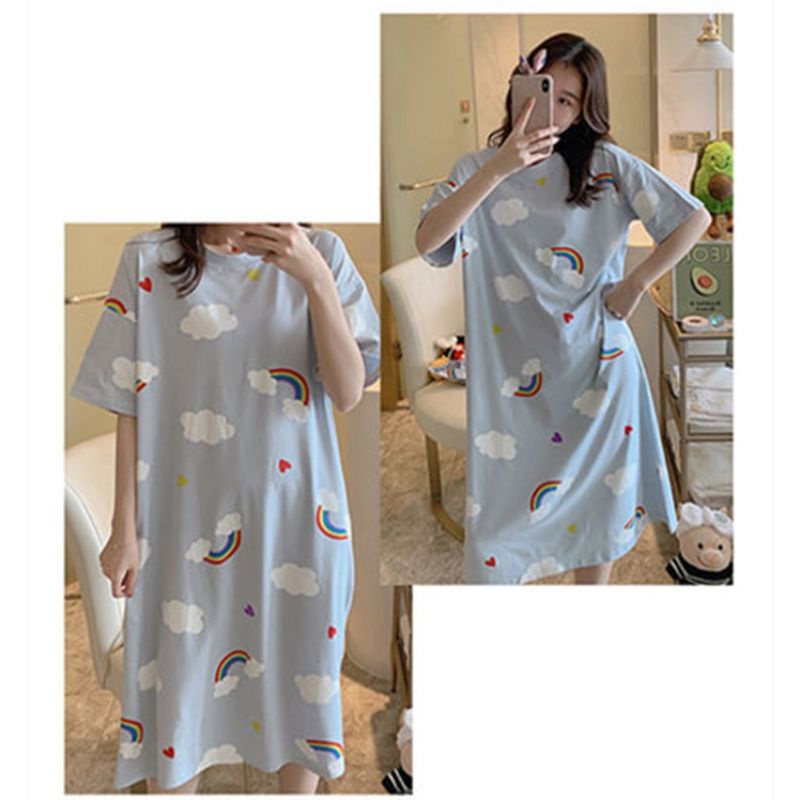 Daster Wanita Import Freesize Baju Tidur Wanita Baju Rumah Piyama Wanita DT02