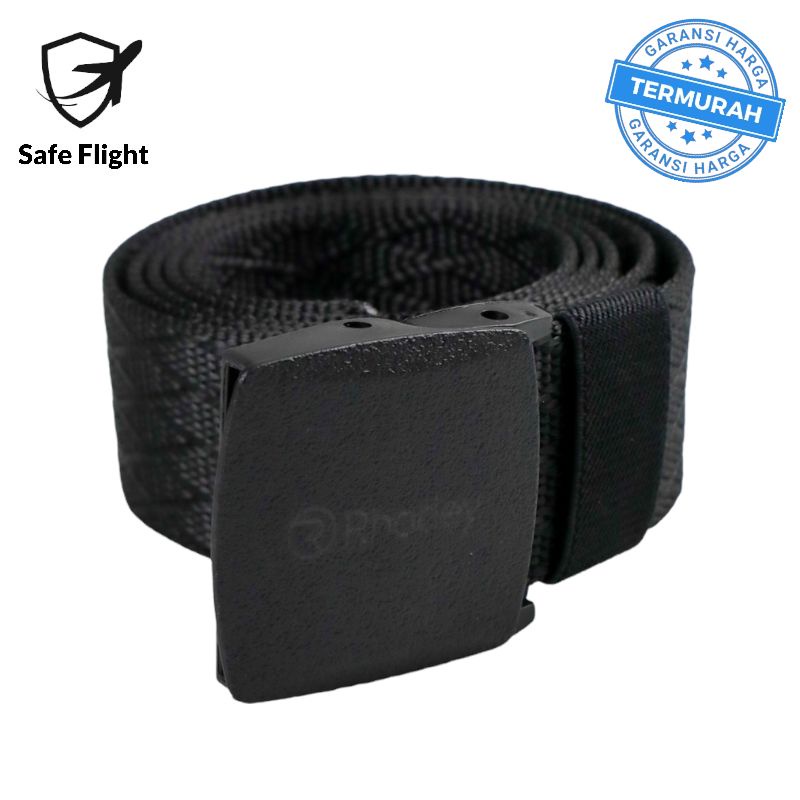 TERMURAH Ikat Pinggang Anti Xray Metal Detector Tactical Gesper Nylon Belt Sabuk Pria