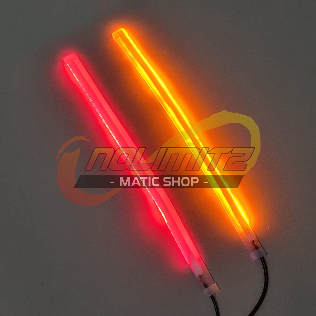 Lampu Alis LED Slim DRL Fleksibel NMAX Aerox Vario Beat Scopy