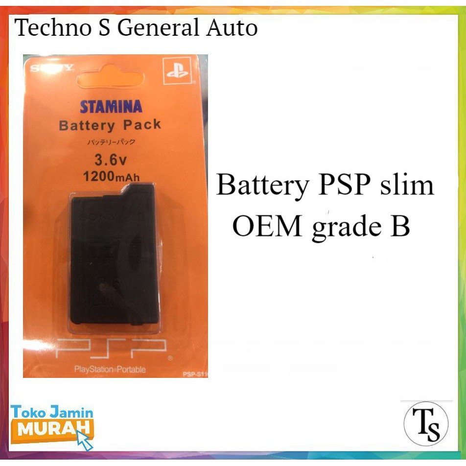 Battery PSP Slim / Baterai PSP Fat / Batre PSP / Batere PSP / Baterai PSP