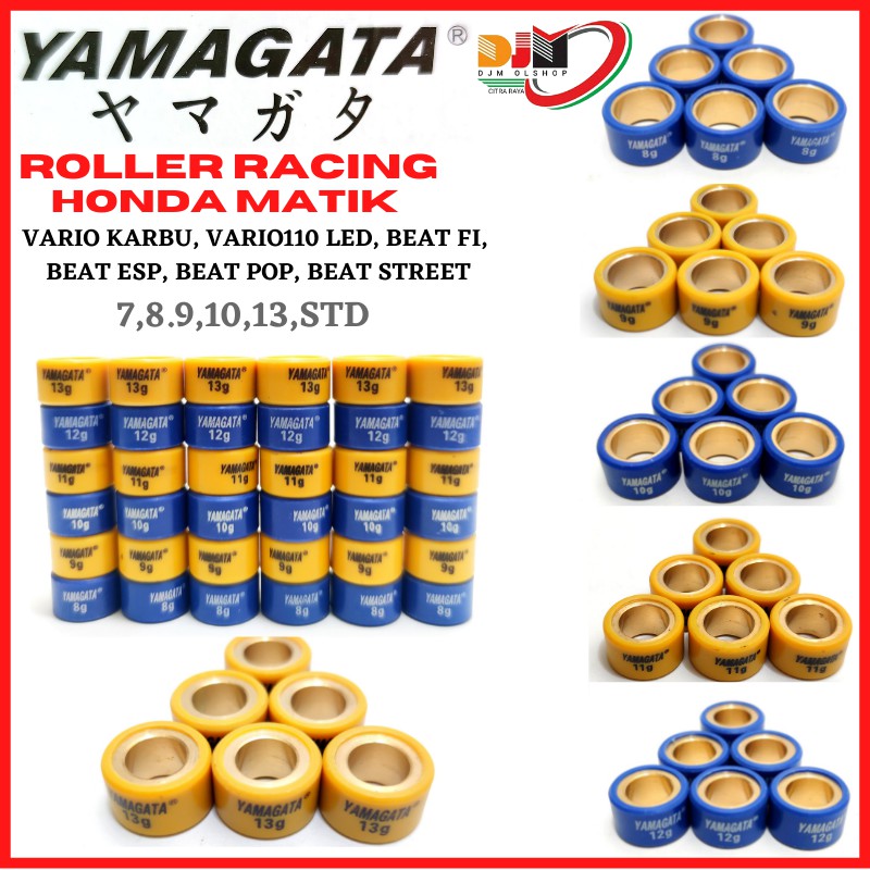 Roller Racing Yamagata Vario 110 Karbu - Beat Fi - Beat Pop - Beat Esp 7, 8, 9, 10, 12gram