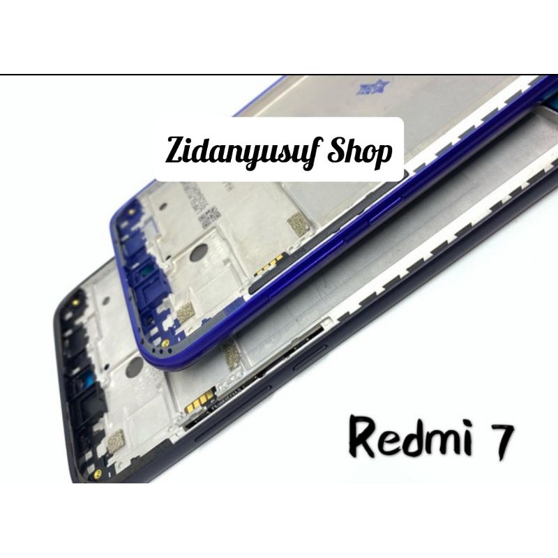 FRAME TULANG TENGAH TATAKAN DUDUKAN LCD XIAOMI REDMI 7 ORIGINAL