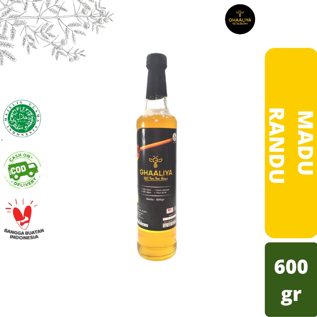 

Madu Murni Asli Nektar Randu 600gr