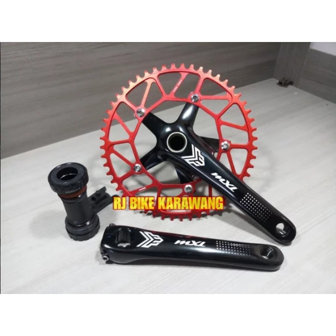 Crank Crankset Folding MXL 52T HT2 Panjang 170mm BCD 130