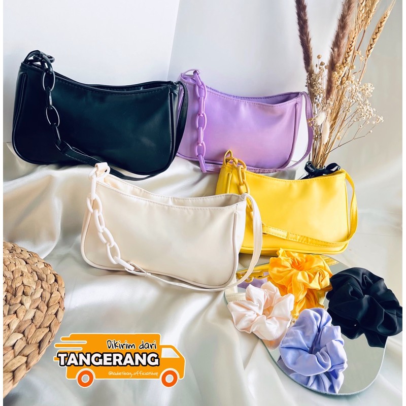 ✨✨FREE SCRUNCHIE✨✨ TAS SHOULDERBAG BAHU WANITA BAG CEWEK IMPORT KONDANGAN FASHION LB- 122