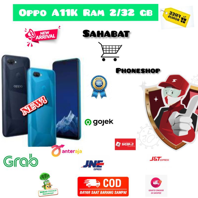 OPPO A11k RAM 2/32 GB GARANSI RESMI