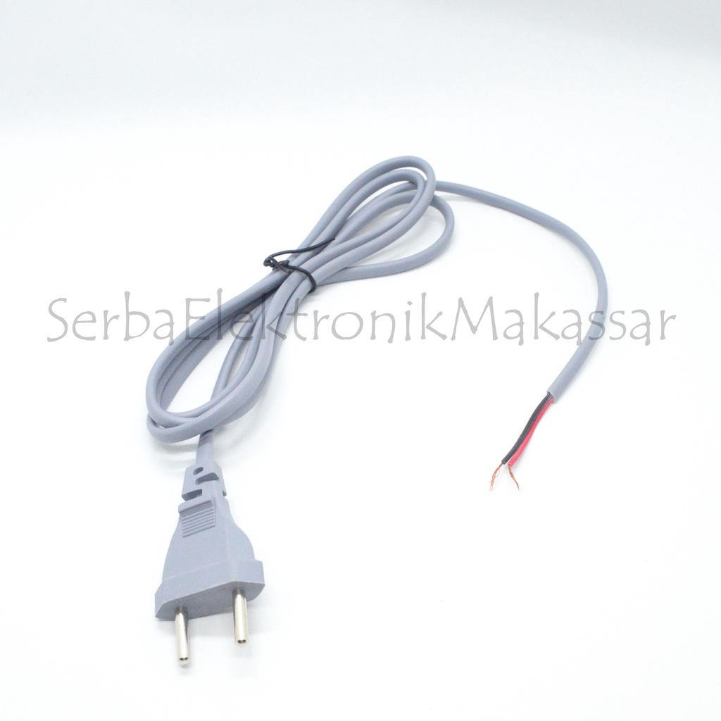 Kabel Listrik AC Power Steker Buntung Tanpa Soket Dengan Soket