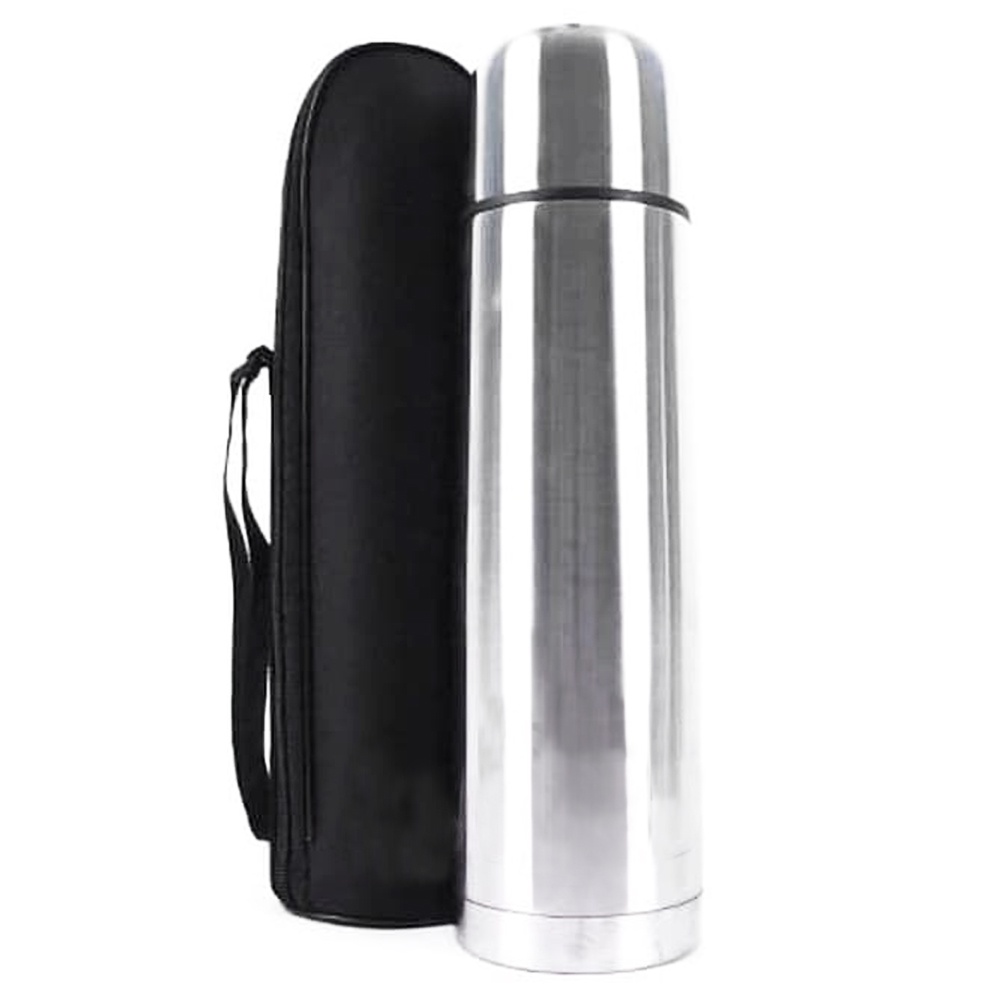 FM - Botol Minum Thermos Vacuum flask 1000ml Stainless Steel plus Bonus Tas