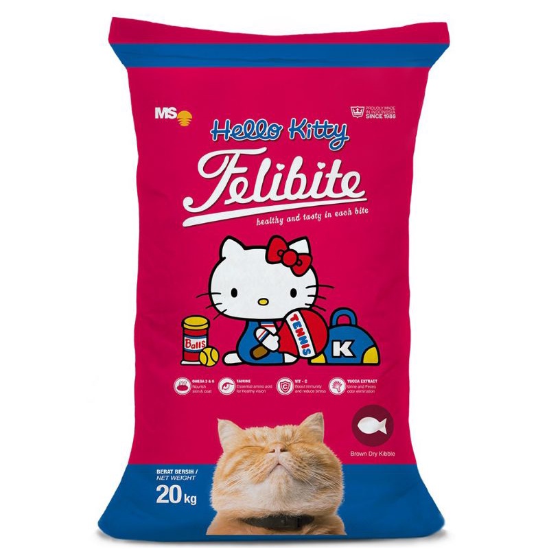 GRAB GOJEK MAKANAN KUCING FELIBITE IKAN 20KG