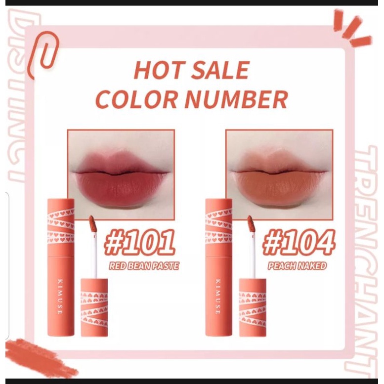 [READY STOCK] KIMUSE LIP MATTE POWDER WATERPROOF | KIMUSE MATTE LIPCREAM SMOOTH | KIMUSE LIPCREAM | LIPCREAM KIMUSE