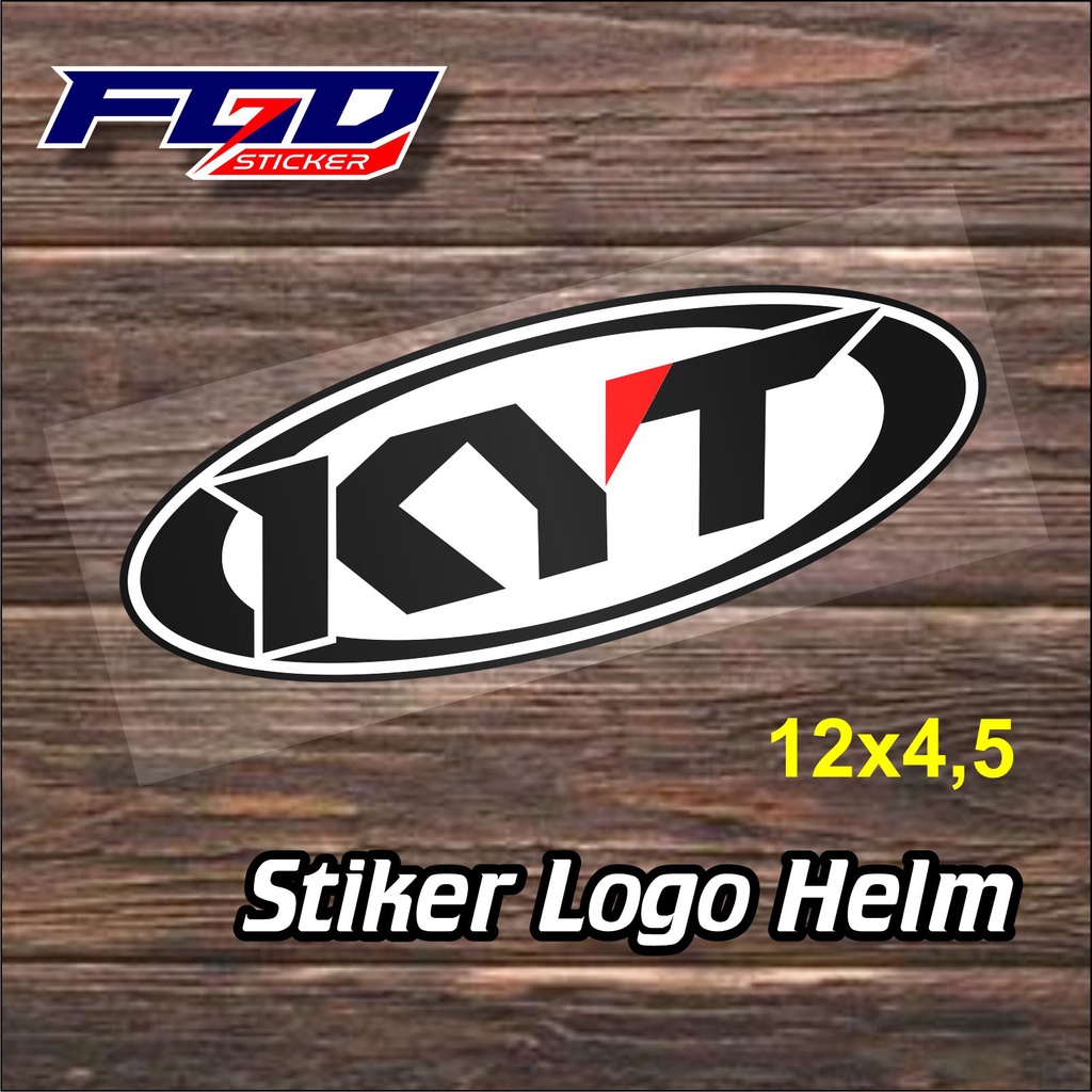 Jual Stiker Logo KYT bulat Helm / Sticker KYT / Stiker Helm / Stiker ...