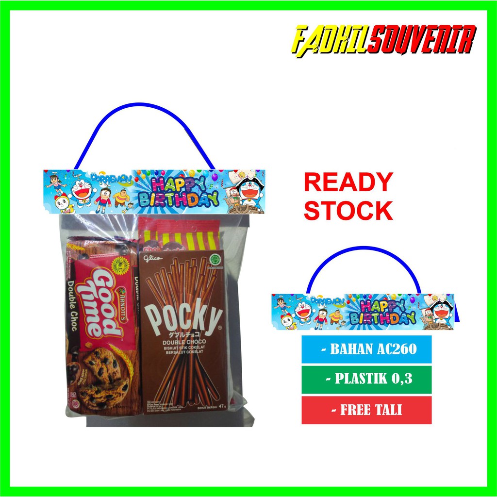 

tas kado ulang tahun | paper bag kado ulang tahun | Plastik Snack