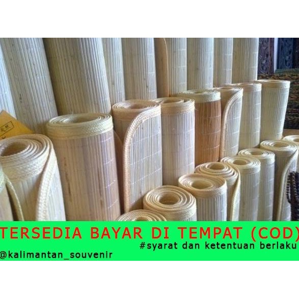 Lampit Rotan Saburina 140x200, Tikar Rotan Kalimantan, Karpet Rotan