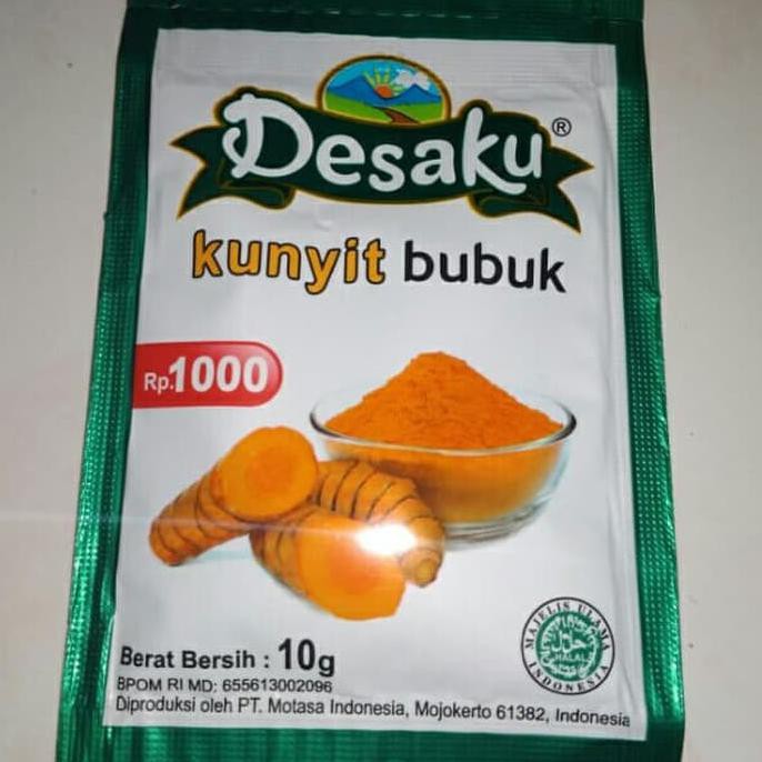 

BERKUALITAS! Kunyit bubuk desaku 1 sachet
