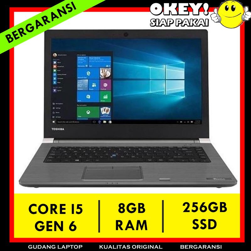 Gl Toshiba Tecra A40 C Core I5 6th Gen Laptop Murah Bekas Berkualitas Harga 4 Jutaan Ultrabook Shopee Indonesia