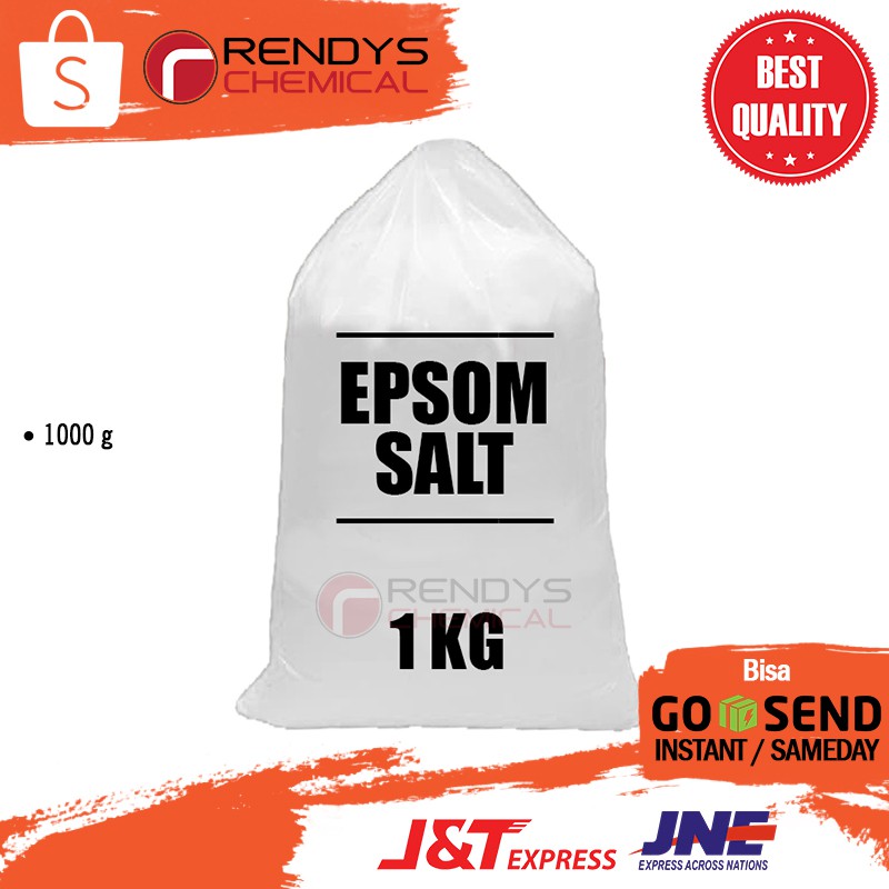 Garam Inggris / Epsom Salt / Garam Epsom / Magnesium Sulfat / MgSO4 1Kg