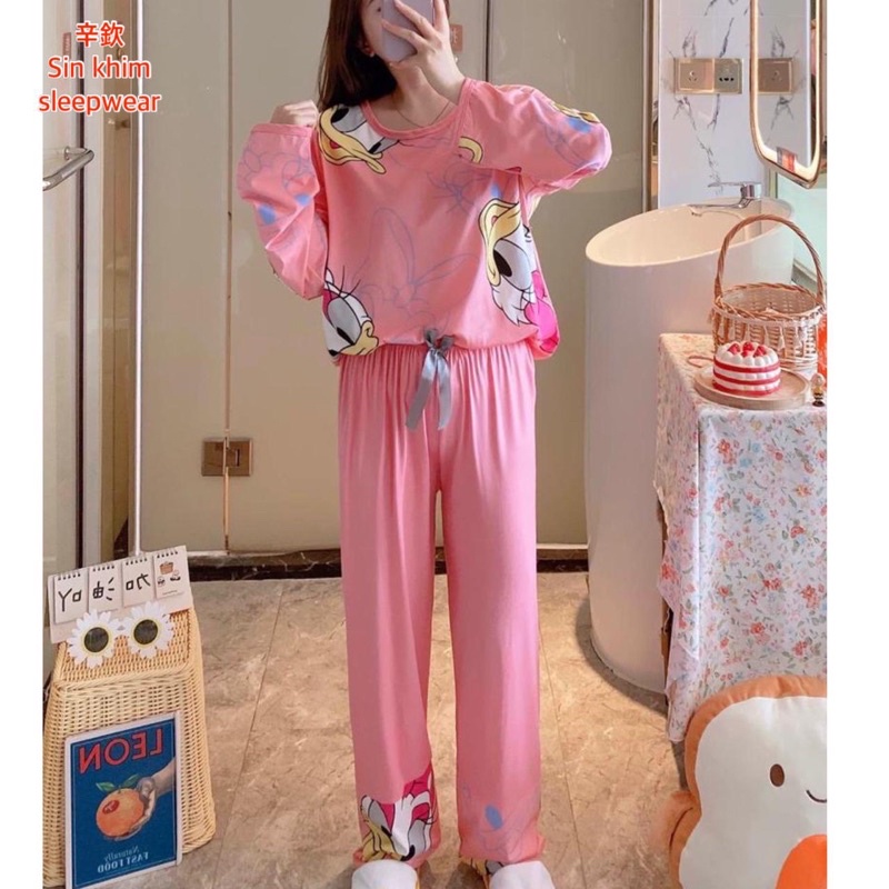 [ VS ] Stelan Oversize Baju Tidur PP import / piyama pp / baju tidur dewasa import / grosiran baju tidur import