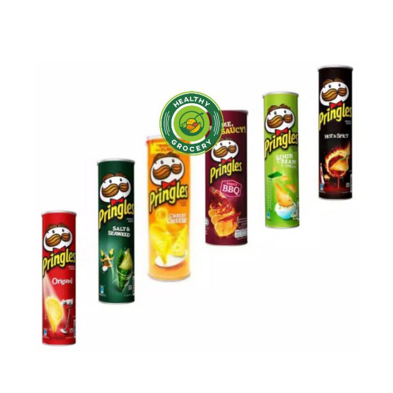 Pringles Potato Chips 107gr / cheese / seaweed / BBQ / ori / sour cream