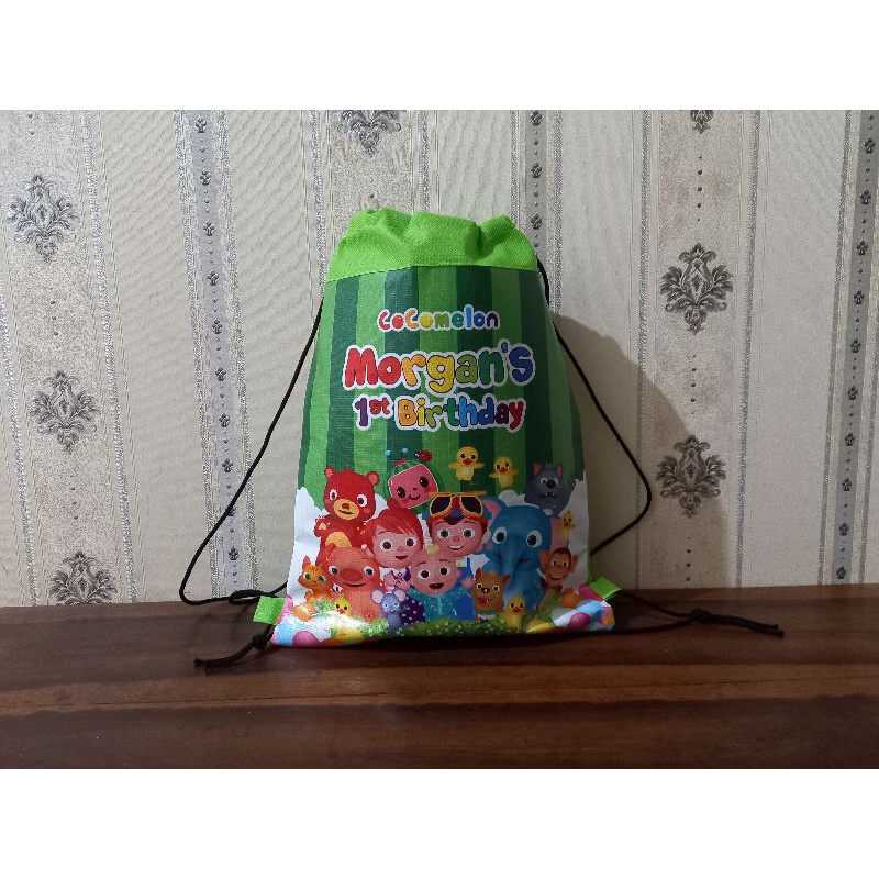 GOODIE BAG TAS SOUVENIR ULANG TAHUN MODEL SERUT RANSEL STRING BAG-1