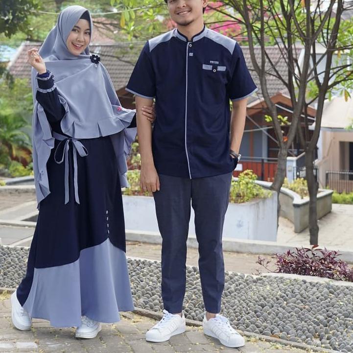 ☀ [ ] BAJU PASANGAN MUSLIM SYARI SAMAWA COUPLE ⅍