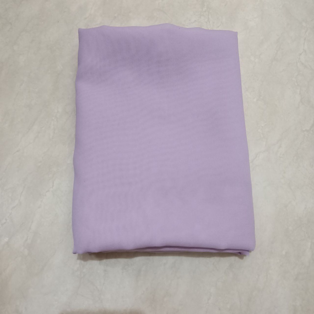 Fashion Official Bella Square 110x110 cm Hijab Segi Empat Kerudung Jilbab Murah Lilac Premium