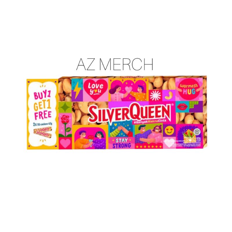 

Silverqueen Coklat Cashew Valentine Day 58gr x 2pcs