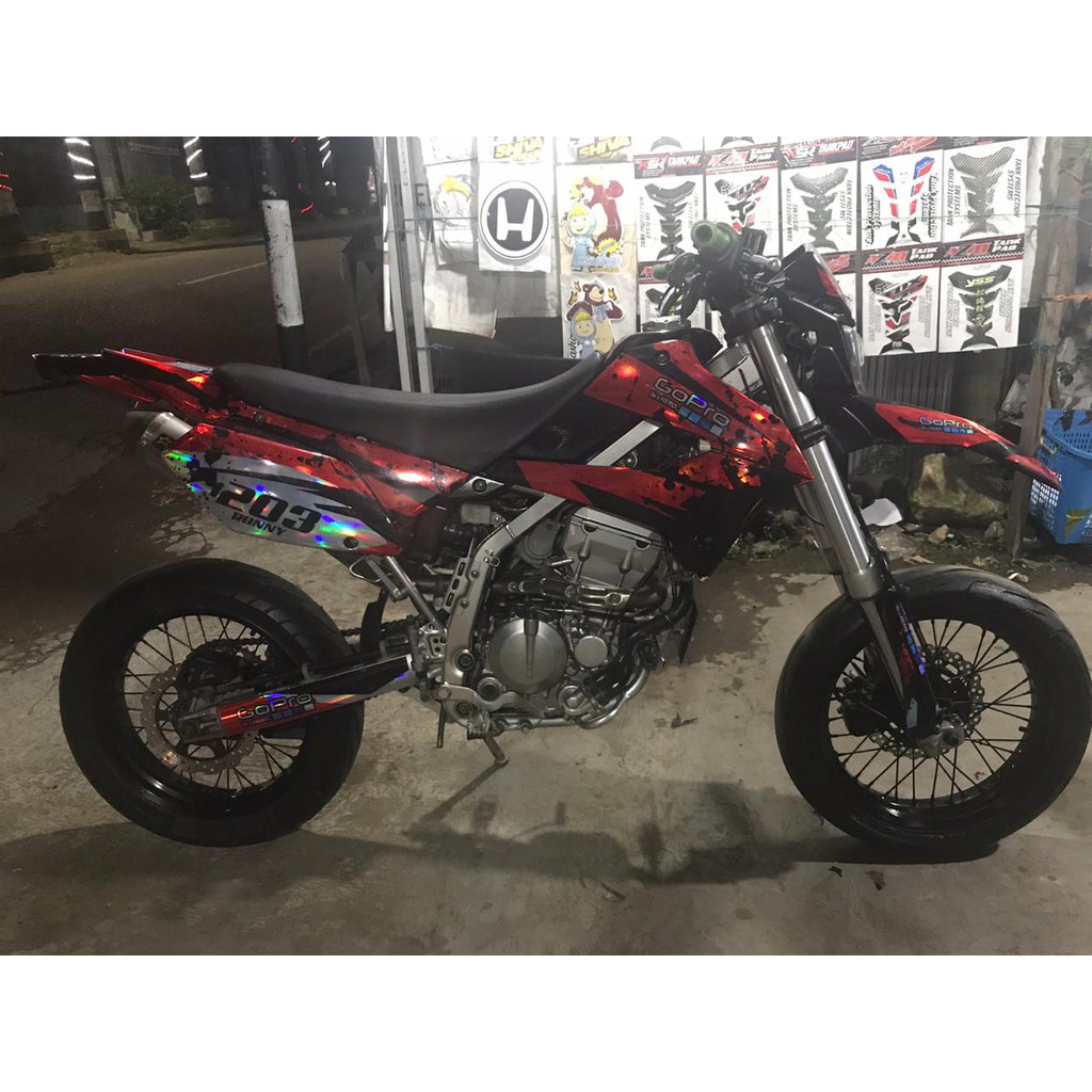 Decal sticker KLX BF .DTRACKER.KLX 150.KLX 250 CROME PELANGI
