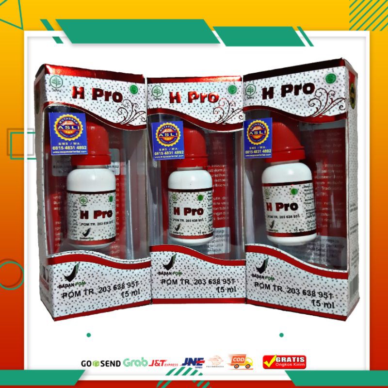 H pro jamu tetes original 100% produk asli
