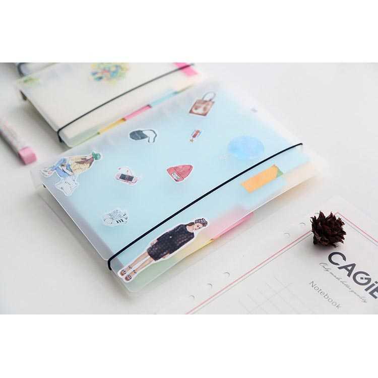 

PHANTACI Cover Binder Buku Catatan Jurnal Harian Notebook Spiral ZB041 Best Seller