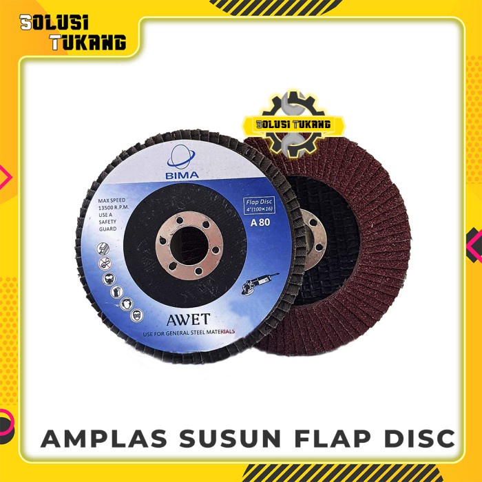 Amplas Susun 4 Inch BIMA Flap Disc Taiyo