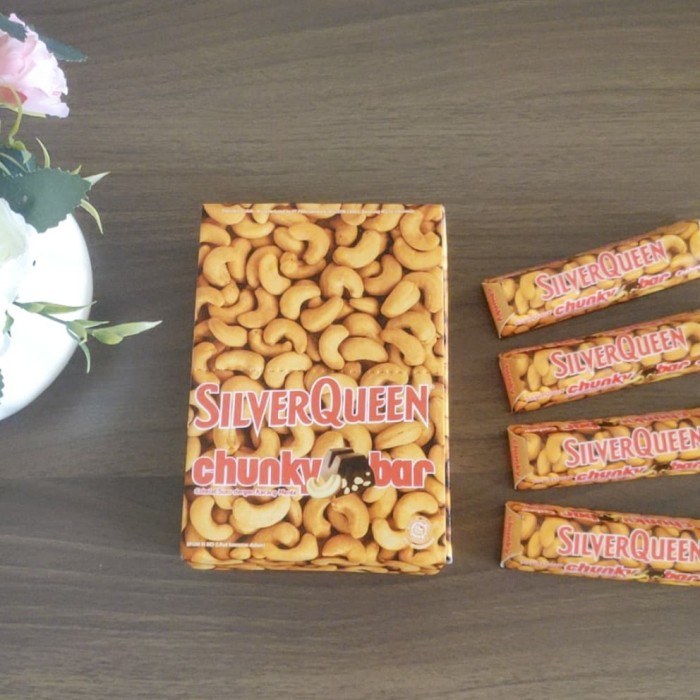 

Silverqueen Chunkybar 26gr Kotak isi 12pcs