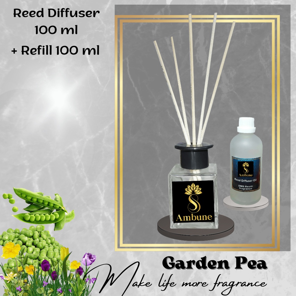 Garden Pea Pengharum Ruangan Reed Diffuser Oil 100 ml ambune