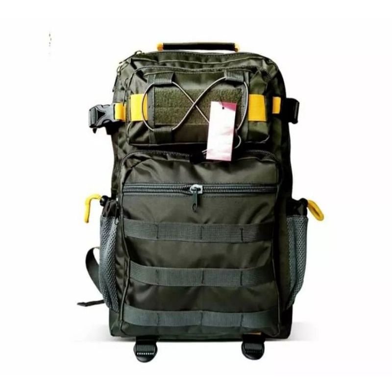 TAS RANSEL LIBANON MODEL TACTICAL/TAS RANSEL PUNGGUNG LIBANON HIJAU VARIASI KUNING/ TAS LIBANON HIJAU TACTICAL