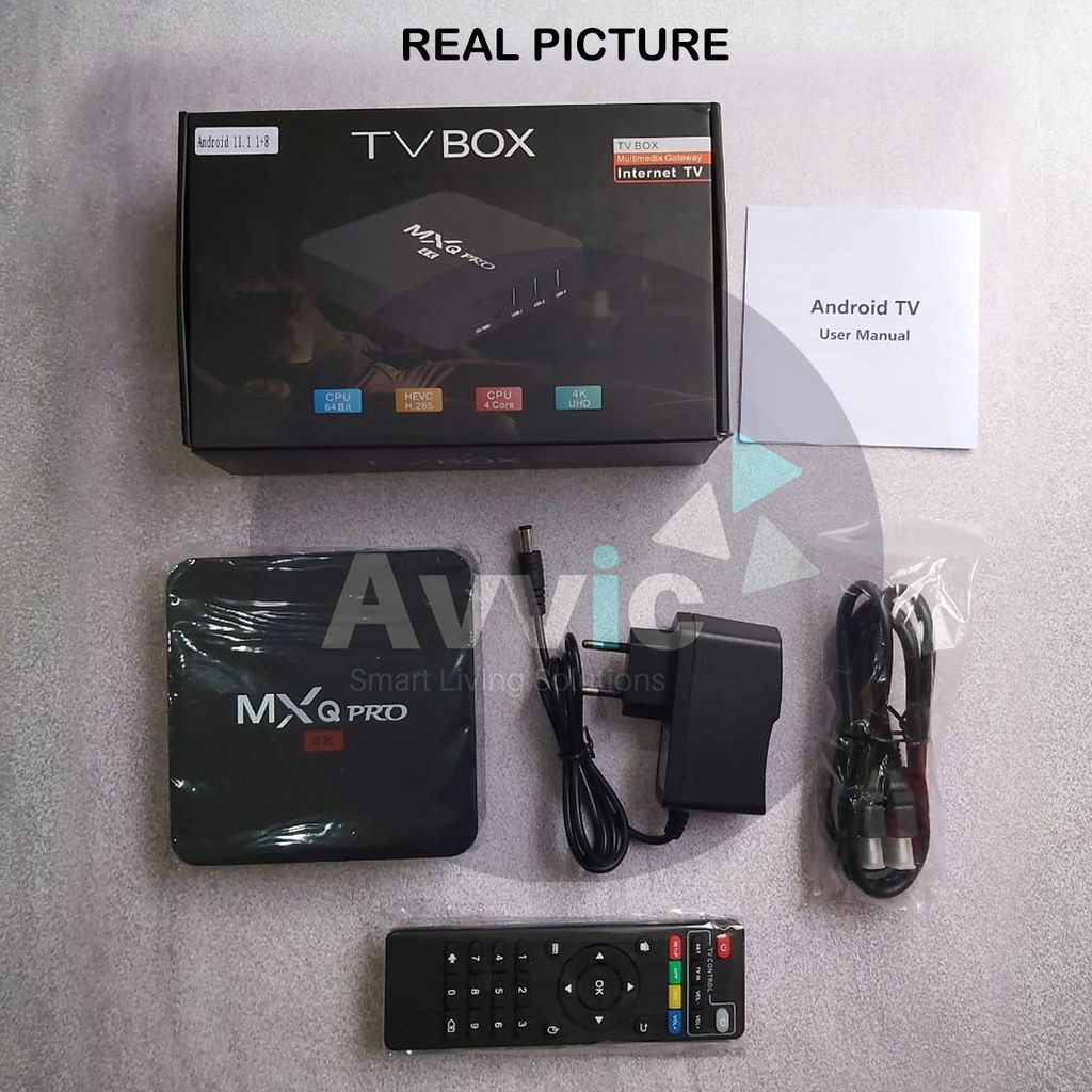 Android TV BOX MXQ Pro HD 4K Smart TV Box STB Media Player Android 11