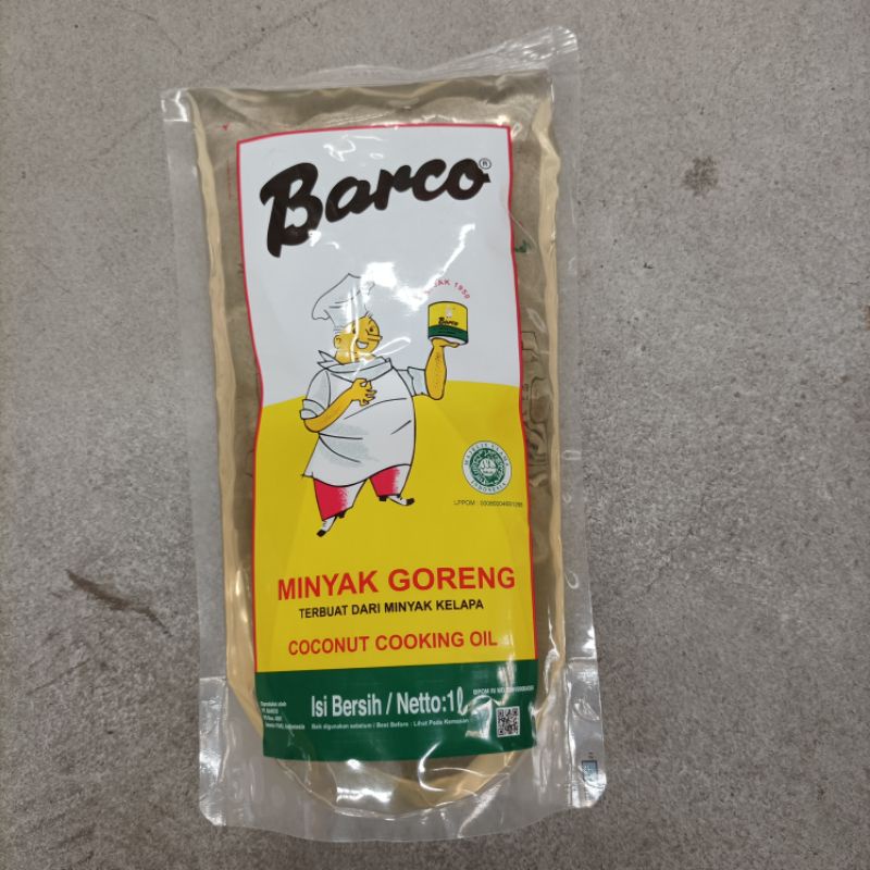 

Barco Minyak Goreng Kelapa Refill 1 Ltr / Barco Minyak Kelapa Goreng Refill 1 Liter