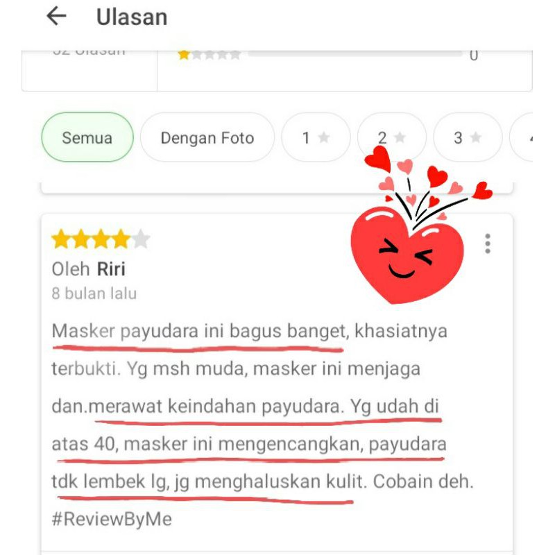 MASKER PAYUDARA KILOAN 1KG