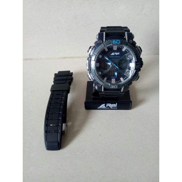 JAM TANGAN REI UNDERTAKER DEVON | JAM DUAL TIME REI UNDERTAKER DEVON