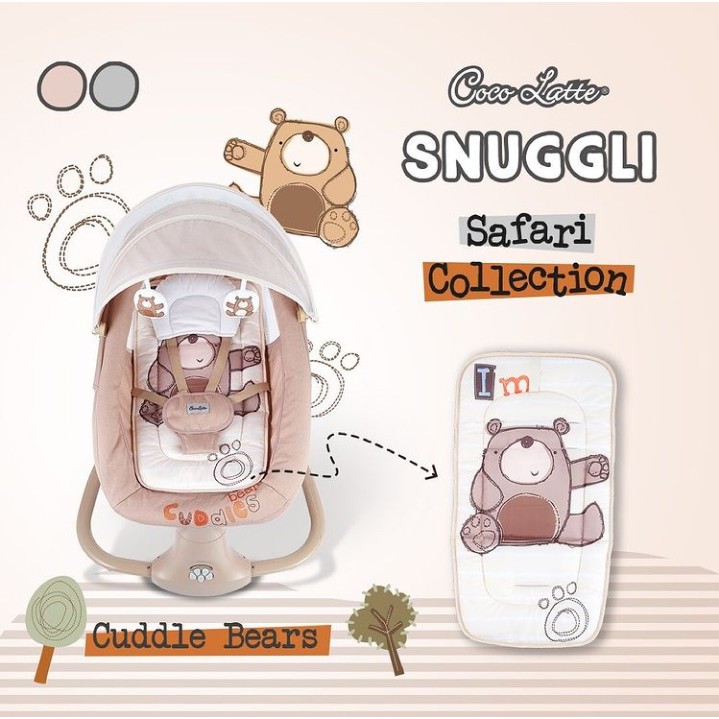 Cocolatte SNUGGLI Baby Swing - Bouncer bayi-Cuddle Bear