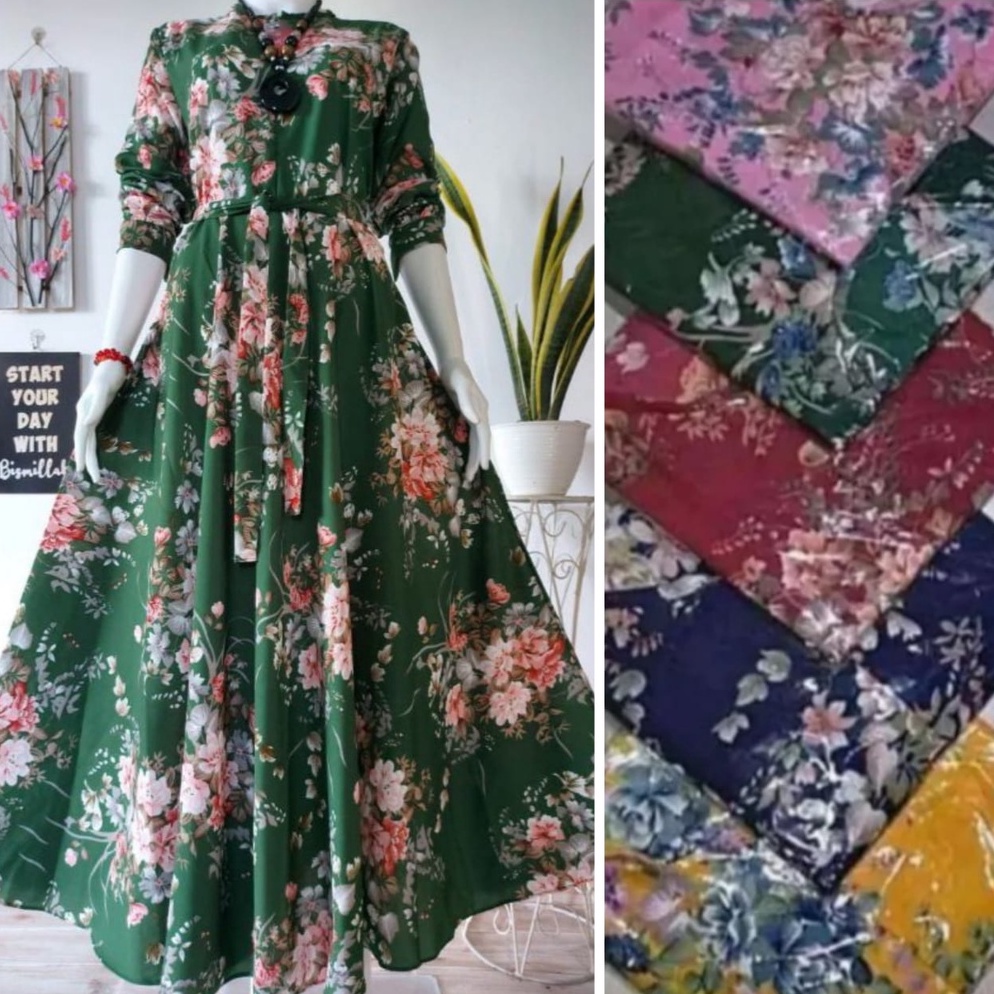 GAMIS KATUN SYARI BUSUI SLETING JEPANG MOTIF MONALISA RASTI ETNIK KOTAK BANGKOK