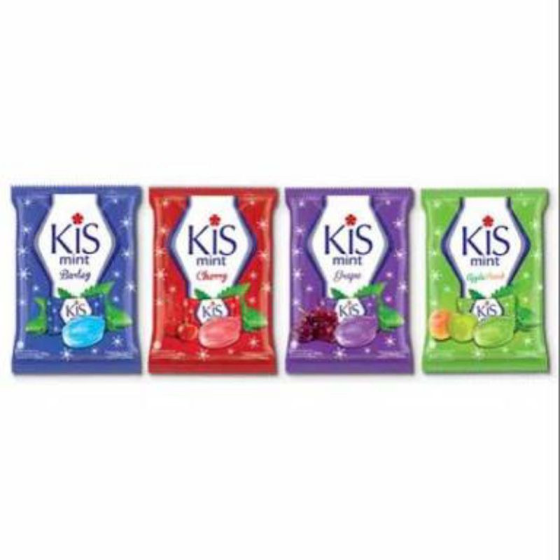 

KIS MINT PERMEN MENYEGARKAN RASA APPLE / BARLEY / CHEERY / GRAPE 125 GRAM ISI 50 CS