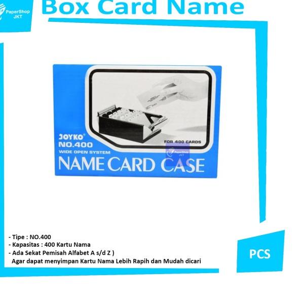

Box Name Card / Name Card Case 400 JOYKO / Kotak Kartu Nama ✮